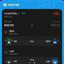Bonus ticket: 2 Leg Parlay: DEN Moneyline + LAD Moneyline, lost