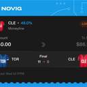VIP ticket: CLE Moneyline, lost
