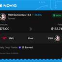 VIP ticket: FSU Seminoles +3.5 Spread, won