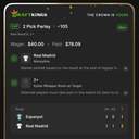 Bonus ticket: SGP: Real Madrid Moneyline + Kylian Mbappe 2+ Shots on Target, won