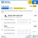 Bonus ticket: Payton Tolle Under 5.5 Strikeouts + Over 0.5 Runs 1st Inning (ARI @ COL), won