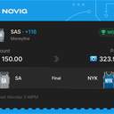 Owner ticket: SAS Moneyline +116, won