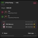 Bonus ticket: SGP: Angel Reese 15+ Points and Angel Reese 9+ Rebounds, lost