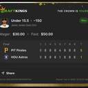 Bonus ticket: Jared Jones U 15.5 Outs (-150), won