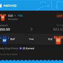 VIP ticket: CLE Moneyline -150, lost