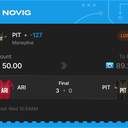 VIP ticket: PIT Moneyline -127, lost