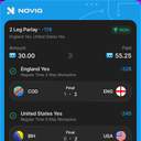 Bonus ticket: England Yes (Regular Time 3-Way Moneyline), United States Yes (Regular Time 3-Way Moneyline), won