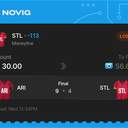 VIP ticket: STL Moneyline -113, lost
