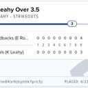 Bonus ticket: Kyle Leahy Over 3.5 Strikeouts, lost