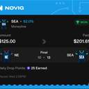 Owner ticket: SEA Moneyline, won