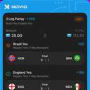 Bonus ticket: 2 Leg Parlay: Brazil Yes (Regular Time 3-Way Moneyline), England Yes (Regular Time 3-Way Moneyline), lost