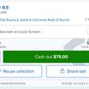 Owner ticket: Under 9.5 Total Runs, lost