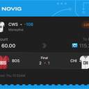 Owner ticket: CWS Moneyline -108, lost