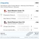 Bonus ticket: 2-leg parlay: Zack Wheeler Under 7.5 Strikeouts, David Peterson Over 3.5 Strikeouts, lost