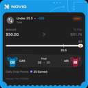 VIP ticket: Under 35.5 Total, lost