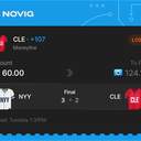 VIP ticket: CLE Moneyline +107, lost