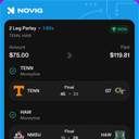 Bonus ticket: 2-leg parlay: TENN Moneyline + HAW Moneyline, won