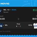 Owner ticket: MIL -1.5 Spread, won