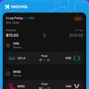 Bonus ticket: 2-leg parlay: Oregon ML (vs UCLA) + Ole Miss ML (vs Vanderbilt), lost