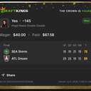 Bonus ticket: Angel Reese Double-Double - Yes, won