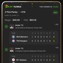 Bonus ticket: Jacob deGrom Under 7.5 Strikeouts Thrown + Cristopher Sanchez Under 7.5 Strikeouts Thrown, won