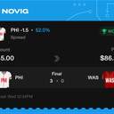 VIP ticket: PHI -1.5 Spread, won