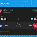 VIP ticket: STL Moneyline +147, won
