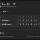 Bonus ticket: Rafael Devers Over 0.5 Runs +151, lost