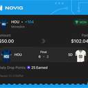 VIP ticket: HOU Moneyline +104, won