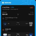 Bonus ticket: 2 Leg Parlay: Cody Bellinger Over 0.5 Hits (TB vs NYY) + Under 8.5 Total (NYM vs TEX), lost