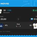 VIP ticket: SD Moneyline +104, won