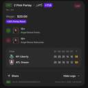 Bonus ticket: Angel Reese 15+ Points + Angel Reese 10+ Rebounds (SGP), lost