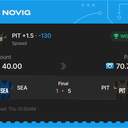 VIP ticket: PIT +1.5, won