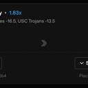Bonus ticket: 2-leg parlay: MIA Hurricanes -16.5 spread, USC Trojans -13.5 spread, won