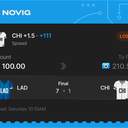VIP ticket: CHI +1.5, lost