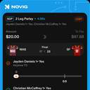 Bonus ticket: Jayden Daniels Anytime TD YES + Christian McCaffrey Anytime TD YES (2-leg SGP), lost