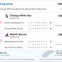 Bonus ticket: Chicago White Sox ML, Atlanta Braves ML, lost