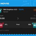 VIP ticket: MIA Dolphins +3.5 Spread, lost
