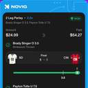 Bonus ticket: 2 Leg Parlay: Brady Singer Over 3.5 Strikeouts Thrown, Payton Tolle Under 7.5 Strikeouts Thrown, won