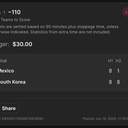 Bonus ticket: Both Teams to Score - Yes, lost