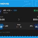 VIP ticket: ATL +1.5 (Spread), won