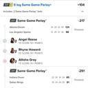 Bonus ticket: 5-leg SGP+: Angel Reese 10+ Points, Rhyne Howard 10+ Points, Allisha Gray 15+ Points, Kelsey Mitchell 2+ Made Threes, Caitlin Clark 2+ Made Threes, lost