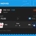 VIP ticket: PHI +1.5, lost
