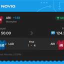 VIP ticket: ARI Moneyline +149, won
