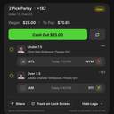 Bonus ticket: Chris Sale Under 7.5 Strikeouts Thrown + Bubba Chandler Over 3.5 Strikeouts Thrown, lost
