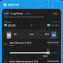 Bonus ticket: Jalen Brunson Under 29.5 Points, Victor Wembanyama Over 24.5 Points, lost