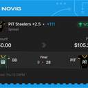 VIP ticket: PIT Steelers +2.5 (Spread), won