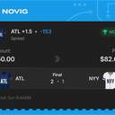 VIP ticket: ATL +1.5 (Spread), won