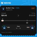 Bonus ticket: Bo Nix 1+ Anytime TD YES, lost