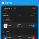 Bonus ticket: 2 Leg Parlay: CHC Moneyline + LAD Moneyline, lost